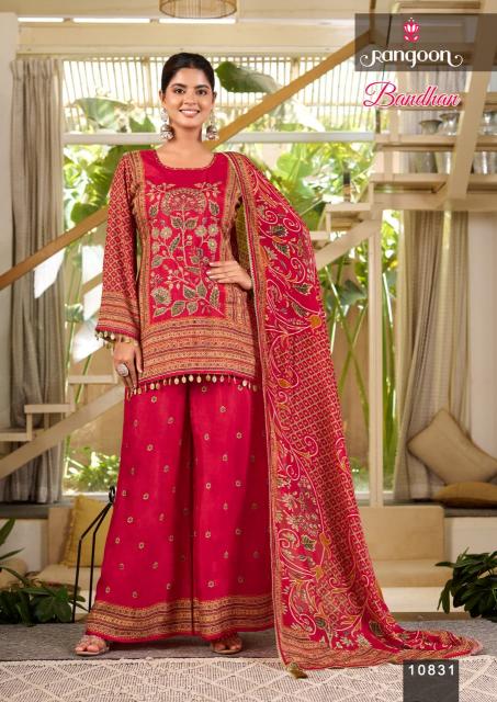 Rangoon bandhan 3pcs kurti wholesale